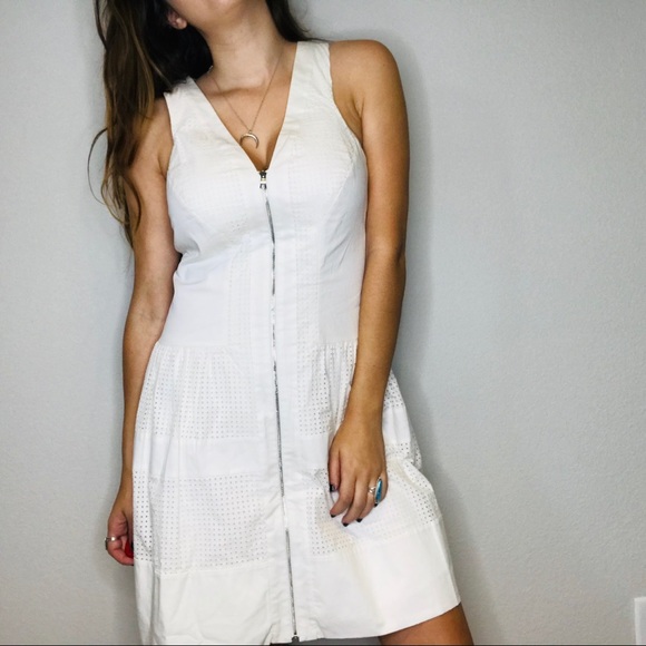 Robert Rodriguez cutout White zipper dress - Picture 2 of 6